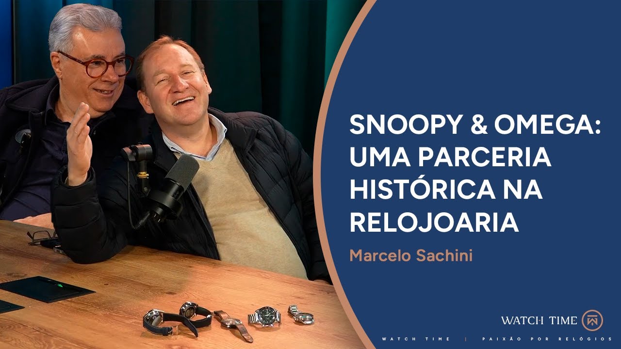 Snoopy & Omega: Uma Parceria Histórica na Relojoaria com Marcelo Sachini