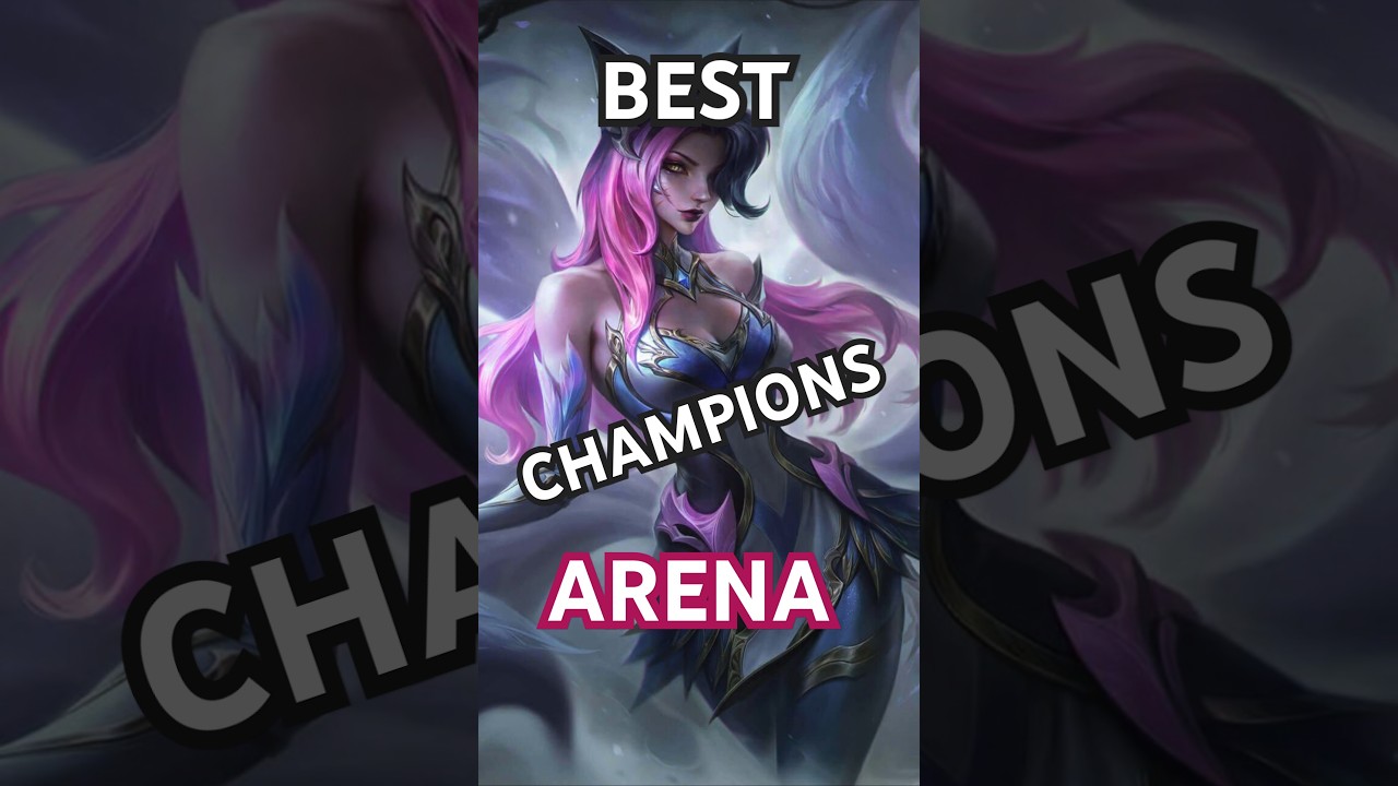 TOP 5 BEST CHAMPIONS IN ARENA MODE ! #leagueoflegends #wildrift #riotgames
