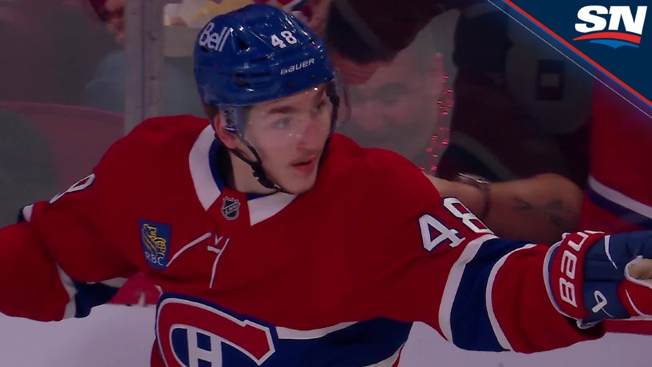 Lane Hutson Works Give-And-Go With Cole Caufield To Score Power-Play Goal