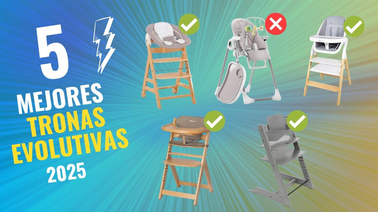 🪑👶 Las 5 Mejores Tronas Evolutivas de 2025 Calidad-Precio en Amazon ✅ NO COMPRES UNA SIN VER ESTO 🔥