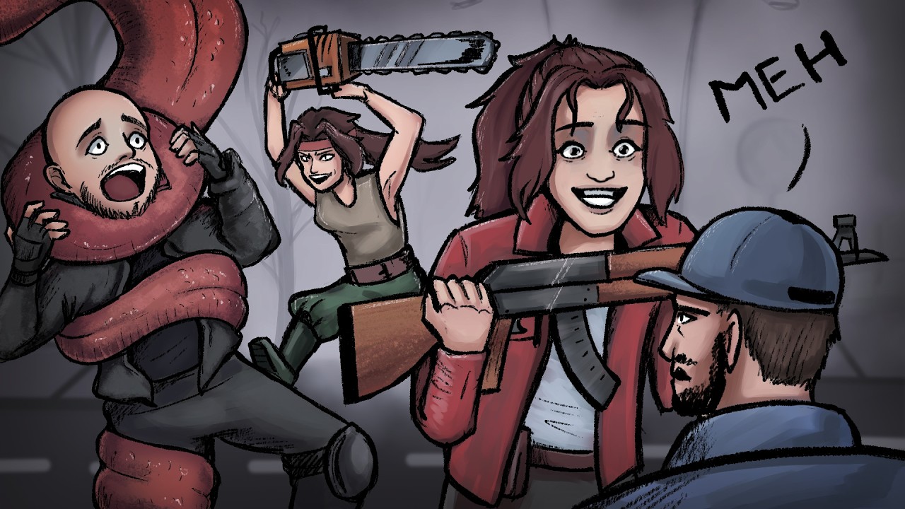 LEFT 4 DEAD 2 ovšem skončili jsme v SILENT HILLU...