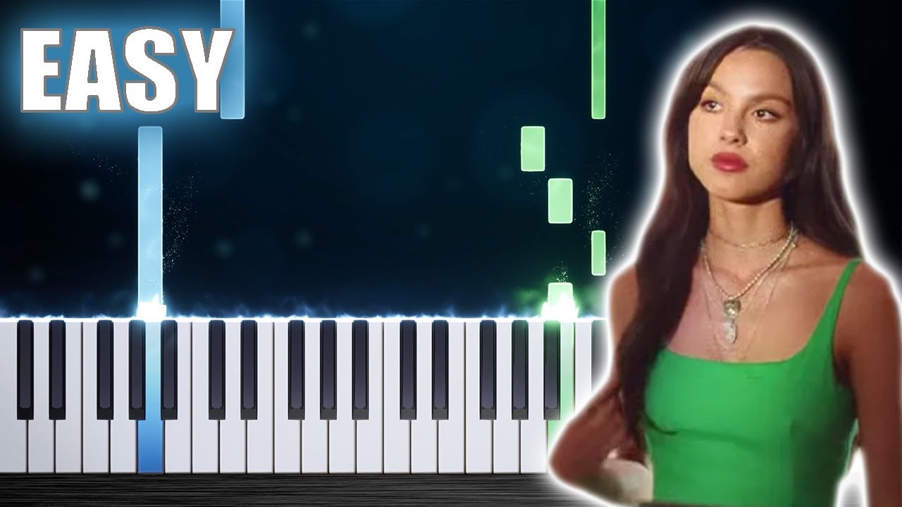 Olivia Rodrigo - deja vu - EASY Piano Tutorial by PlutaX
