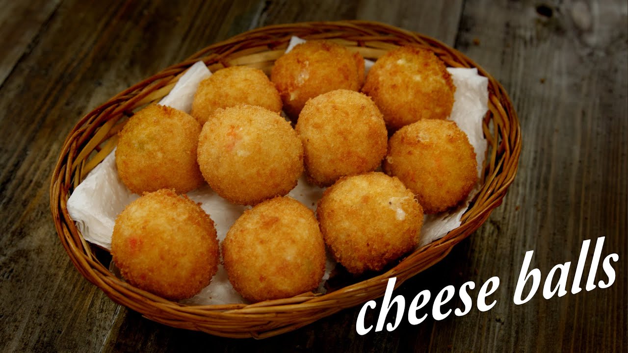 Cheese Balls Recipe - Cafe Style Perfect Snacks CookingShooking