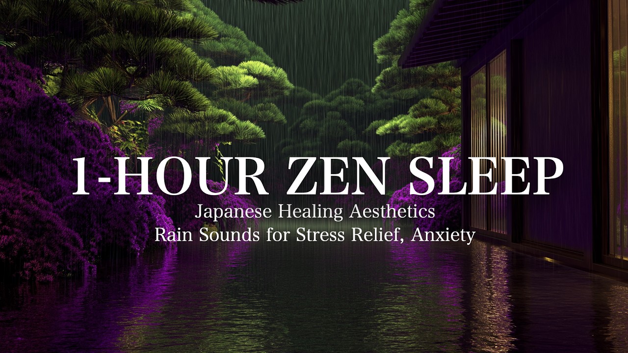 1 Hour Deep Sleep Music & Rain Sounds | Relief for Insomnia and Stress 🌧️✨ Cozy Deep Haven