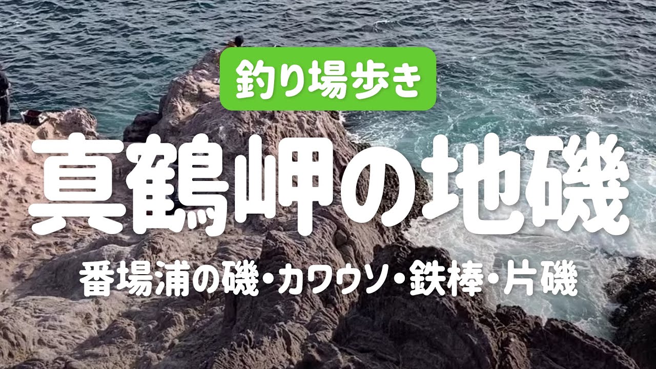 【神奈川の釣り場】真鶴岬の地磯〜番場浦の磯、カワウソ、鉄棒、片磯〜