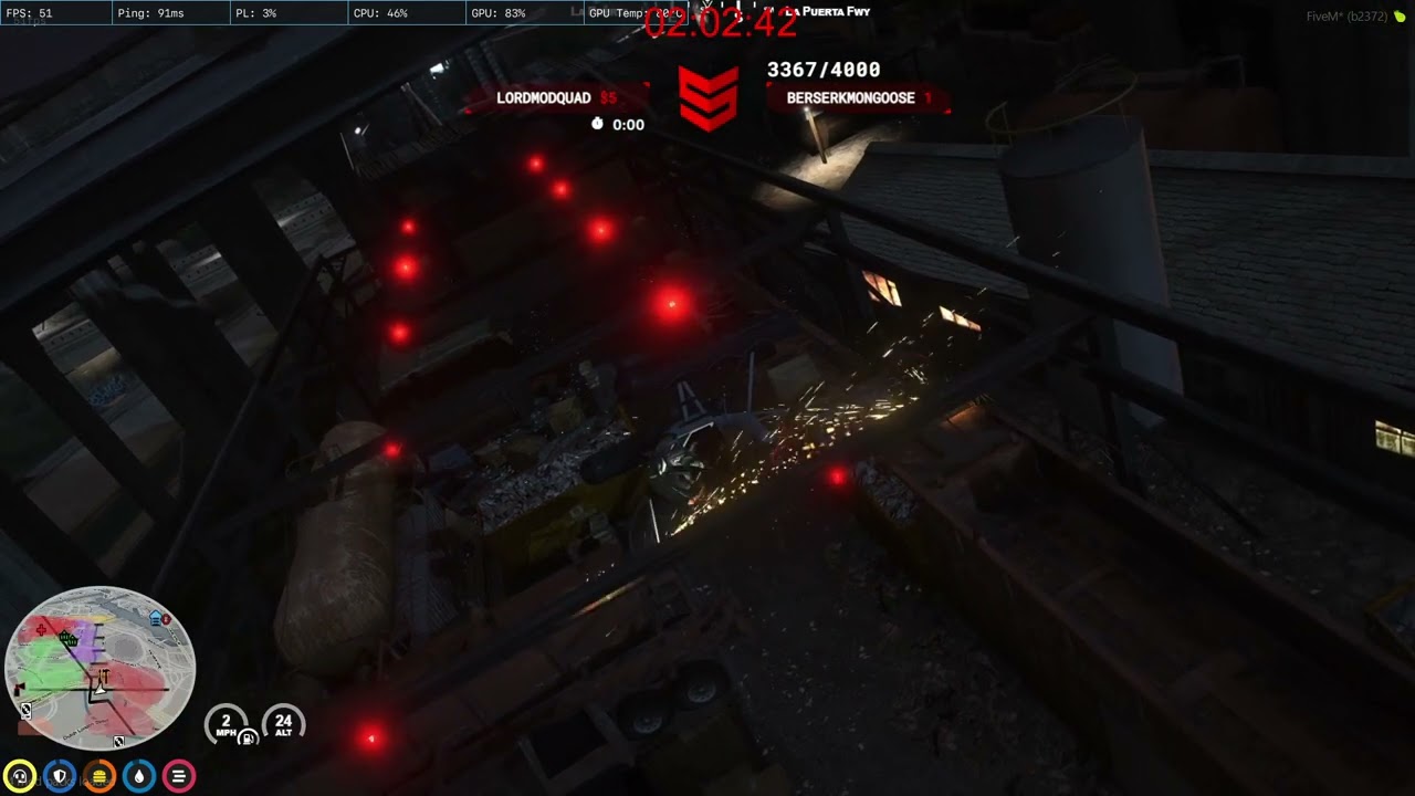 Rust Compound Smoking That Hydra Pack. | NoPixel GTA RP