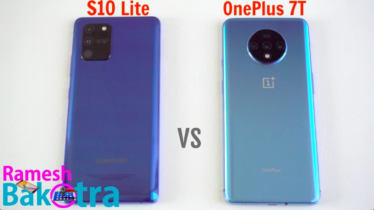 Samsung Galaxy S10 Lite vs OnePlus 7T SpeedTest and Camera Comparison