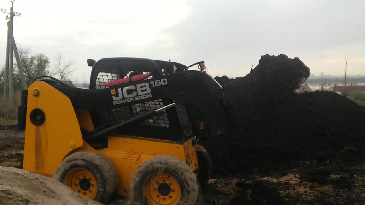 Услуги мини-погрузчика JCB 160 Robot