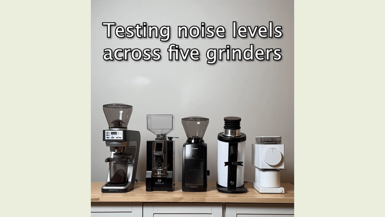 How LOUD is your coffee grinder? Five models compared #shorts