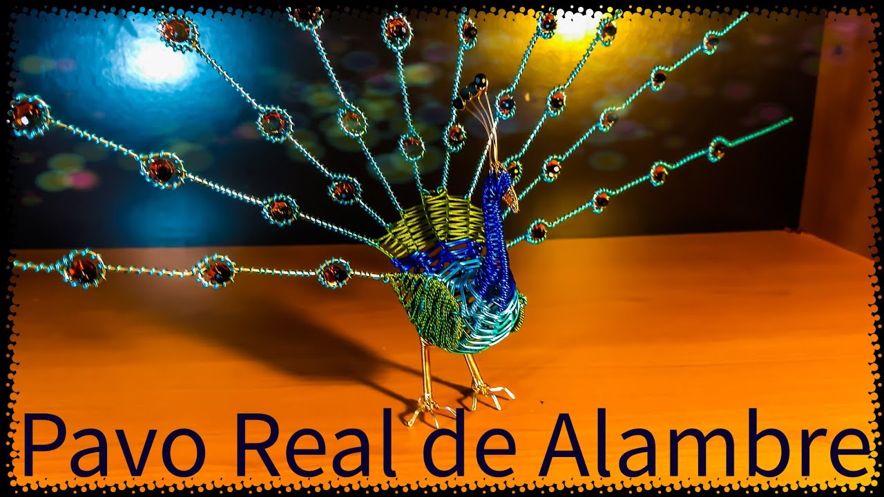 Como Hacer un Pavo Real de Alambre. Parte 1
