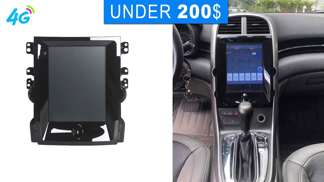 CHEVY malibu tesla style android head unit review and wiring   autochose