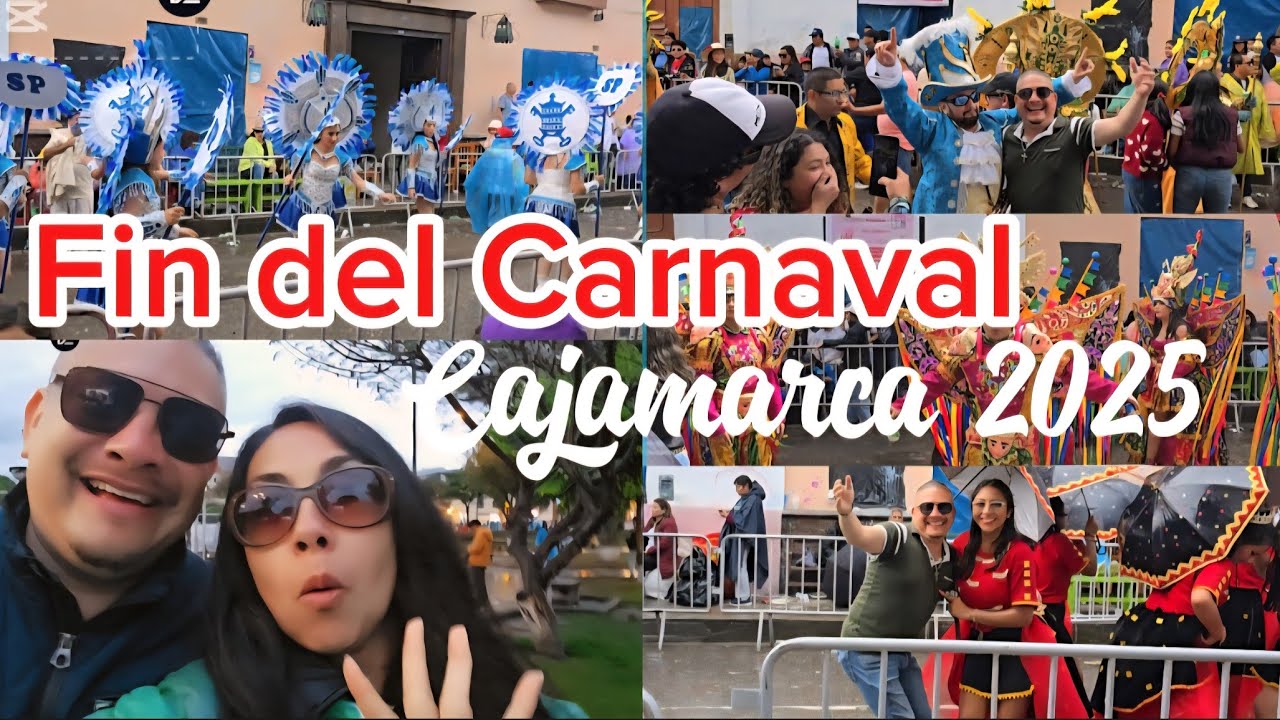 DISFRUTANDO DE LAS COMPARSAS 🥳EN EL FIN DEL CARNAVAL😃 CAJAMARCA 2025