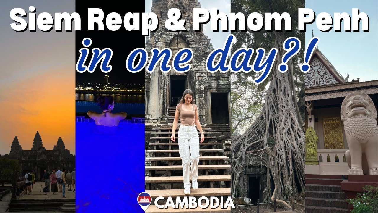 ANGKOR TUK TUK TOUR & PHNOM PENH, CAMBODIA (2024) | Angkor Wat, Bayon Temple, Tomb Raider