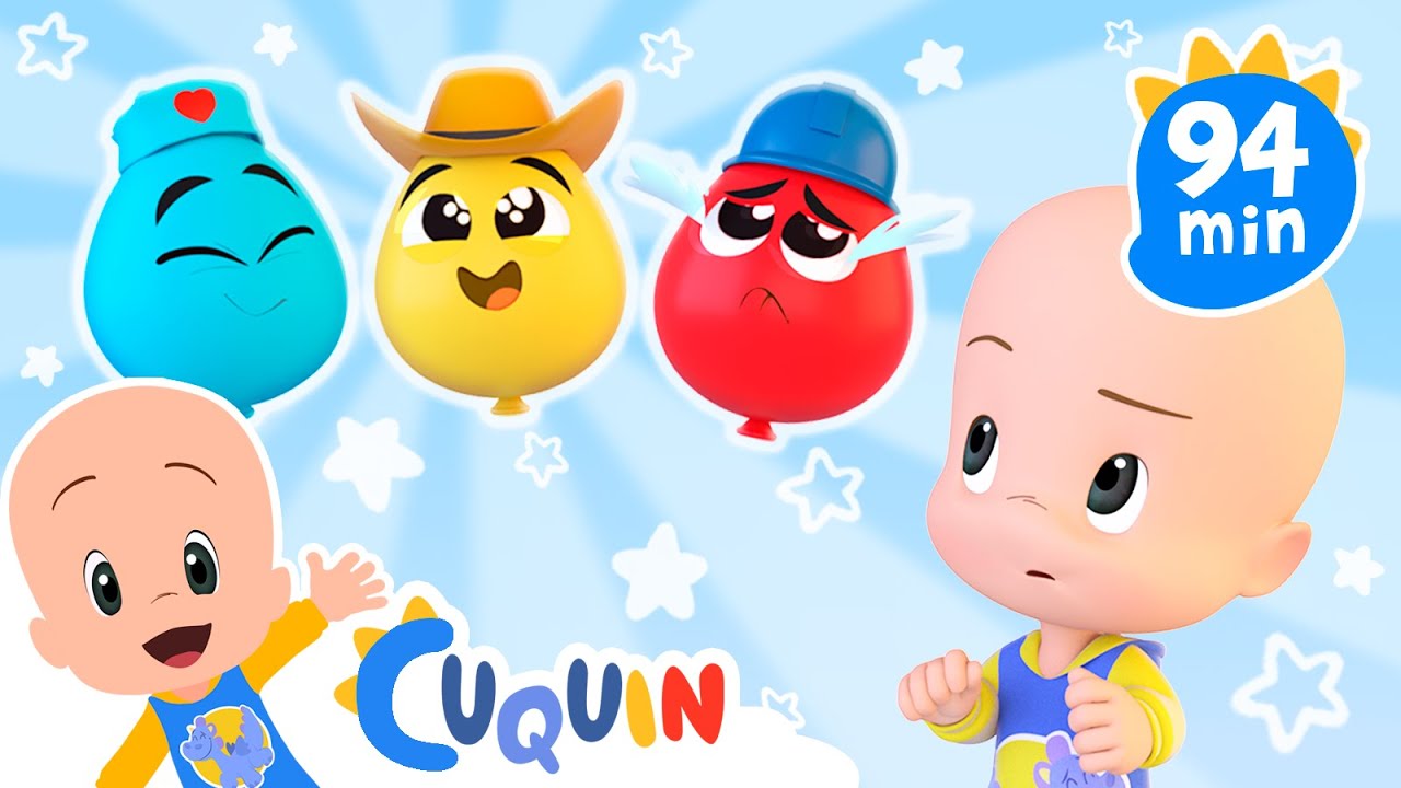 Los globitos y la fiesta de disfraces de Cuquín y más 🎭 Caricaturas y dibujos animados para bebés