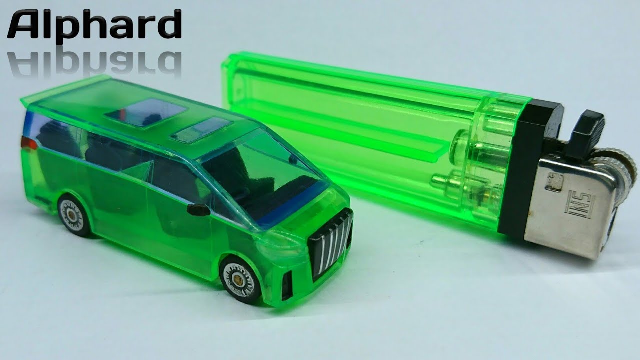How to make a Toyota Alphard from a gas lighter