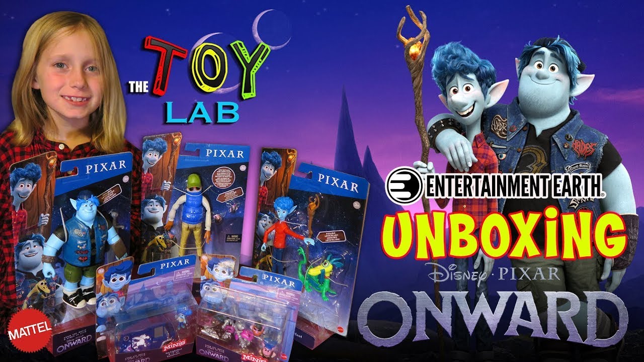 Juliet Unboxes & Reviews Disney/PIXAR ONWARD Action Figures - The Toy Lab - MATTEL (Feb 2020)