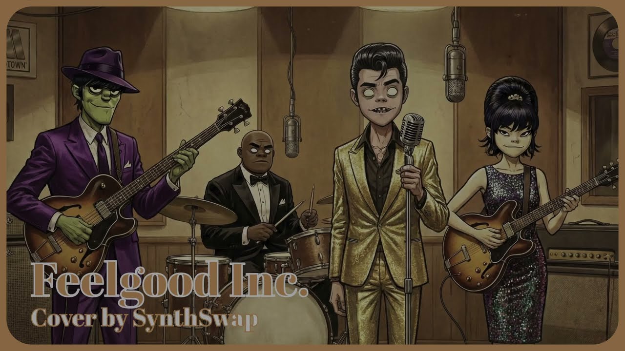 Gorillaz | Feelgood inc | 60s Motown Soul & Blues | SynthSwap Cover