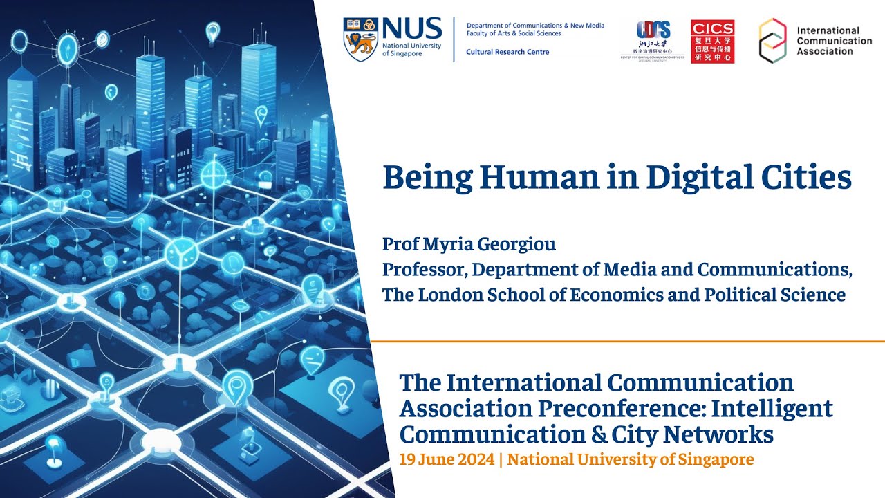 Prof. Myria Georgiou - Being human in digital cities