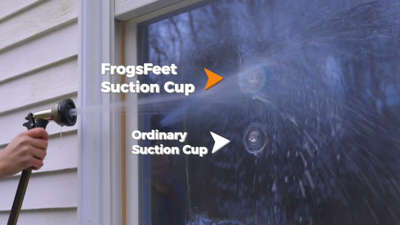 How to Make Suction Cups Stick Better & Stronger onto Vinyl Siding - FrogsFeet Suction Cups&trade;