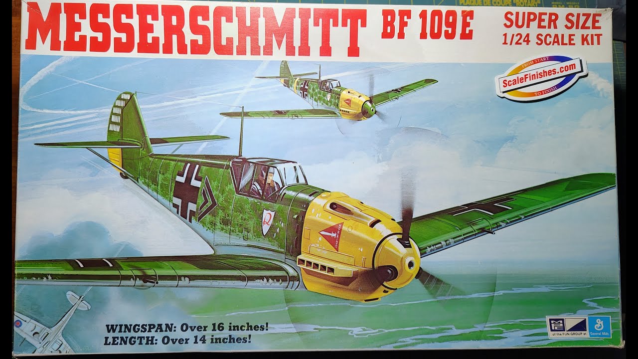 #4 Scalefinishes builds a vintage MPC BF109E in 1/24 scale!