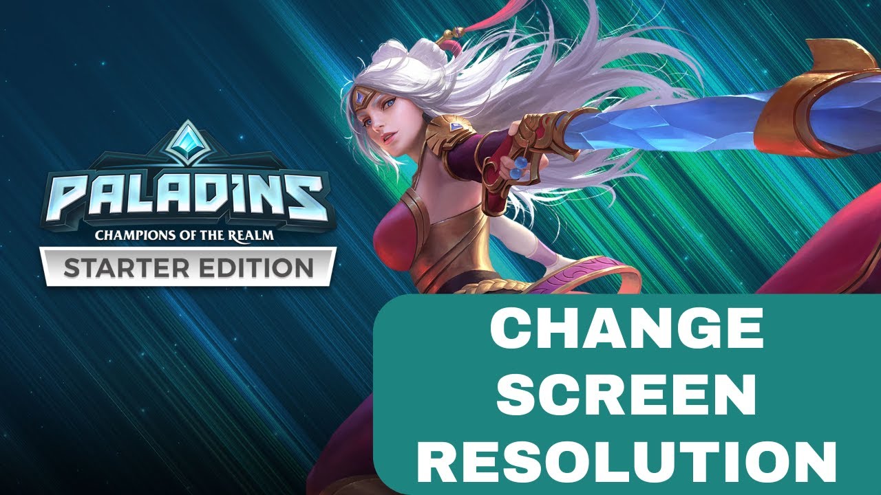 How to Change Screen Resolution Scale in Paladins 2026?