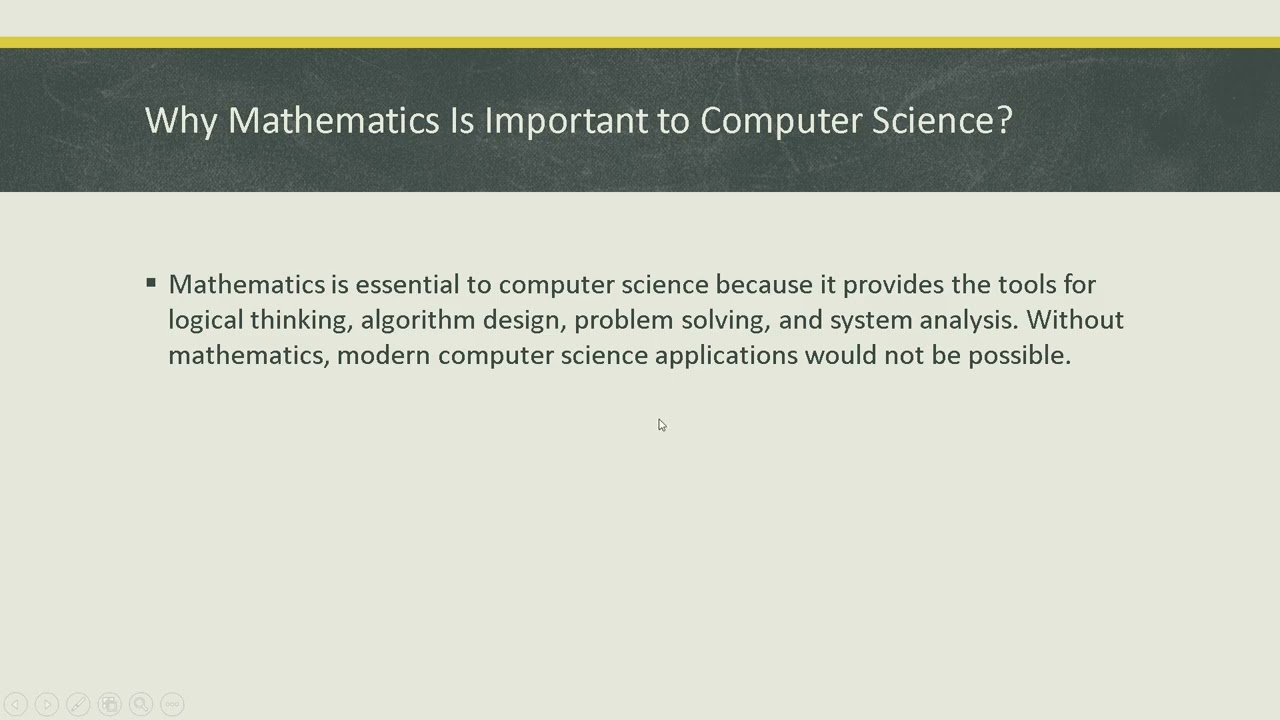 Numerical Analysis - Mathematics and Computer Science