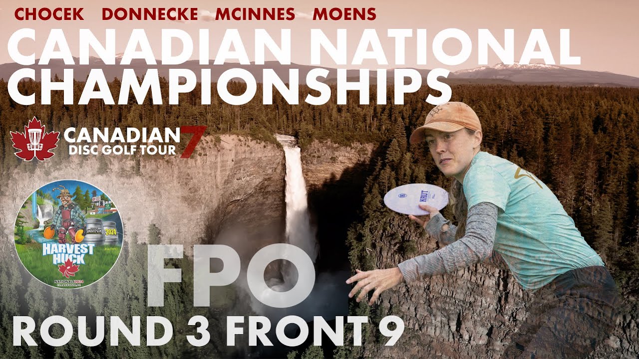 CDGT 7 | 2024 FPO Canadian Nationals Championships | R3 Front 9 | Chocek, Donnecke, McInnes, Moens