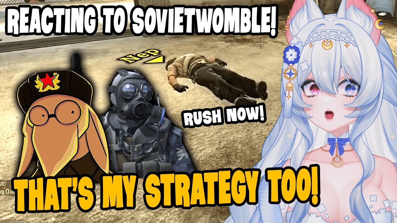 Первая встреча с SovietWomble! | Реакция Юэхо на случайную чушь от SovietWomble по CS:GO (часть 9)