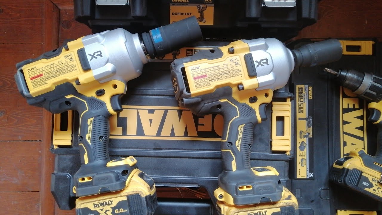 Обзор самых мощных гайковертов DeWalt DCF 964 и DCF 961