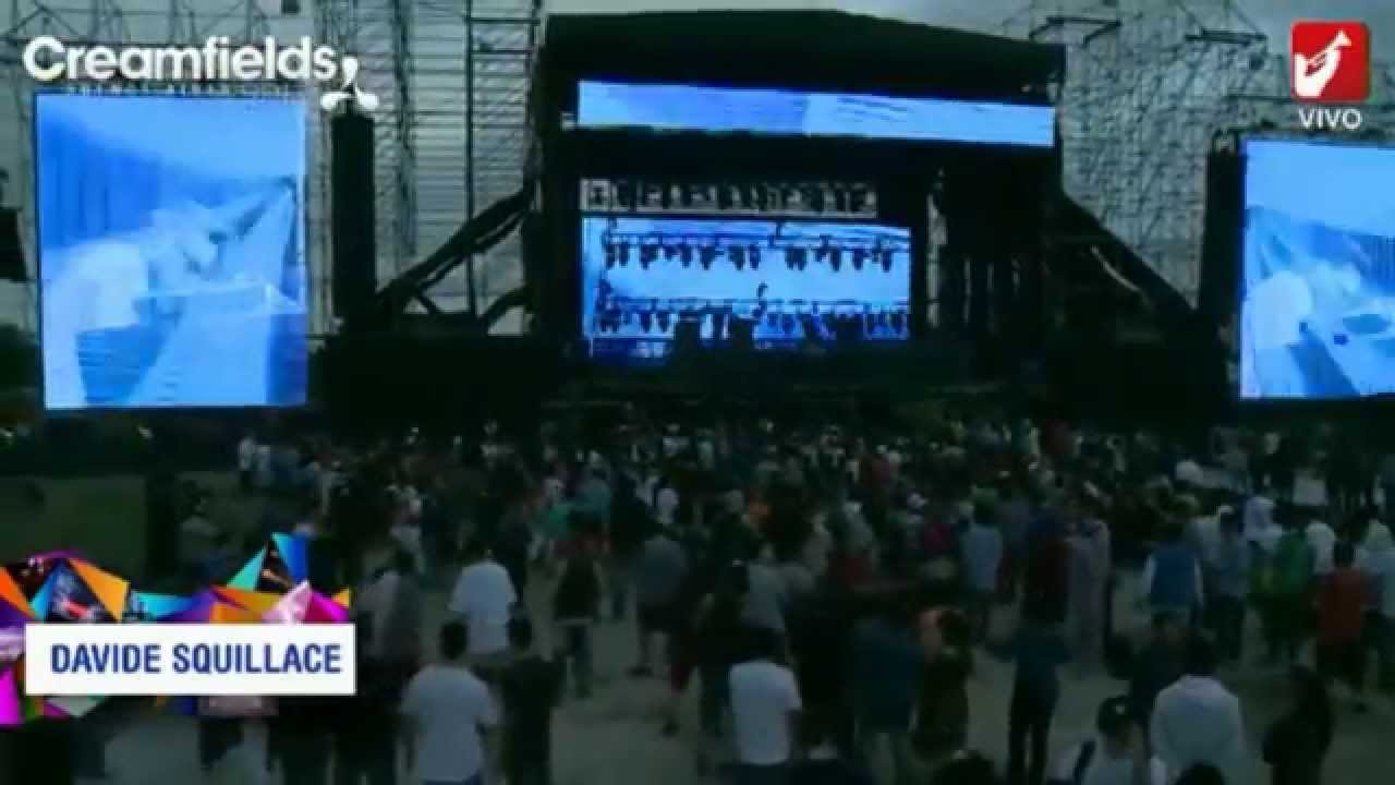 Davide Squillace en vivo - Creamfields Buenos Aires 2013