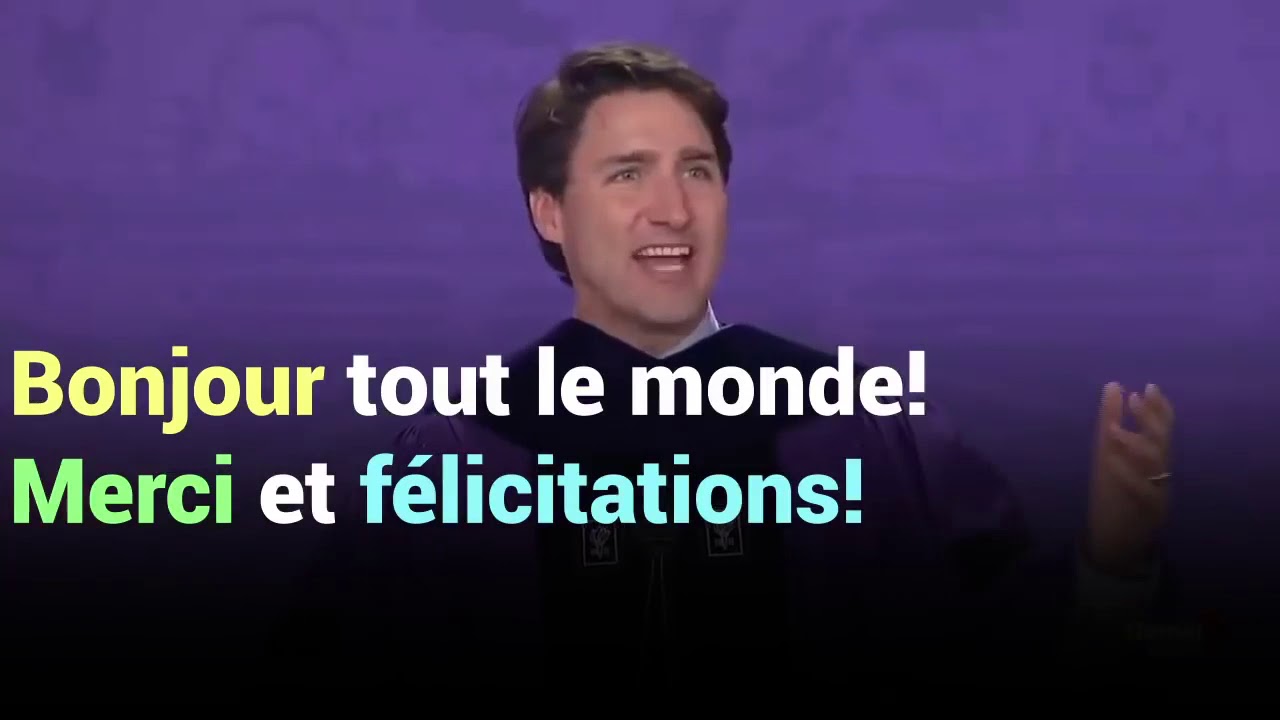 Justin Trudeau's speech in New York University