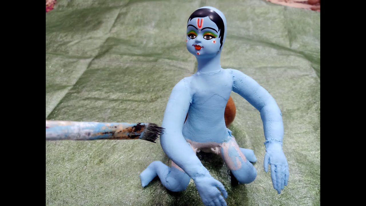 baal krishna detailed body stitching video l @VandanaCraft l doll making