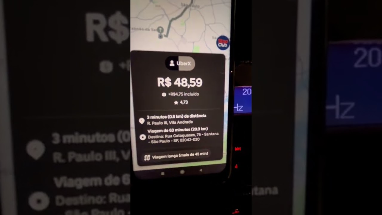 Como escolher viagens na Uber