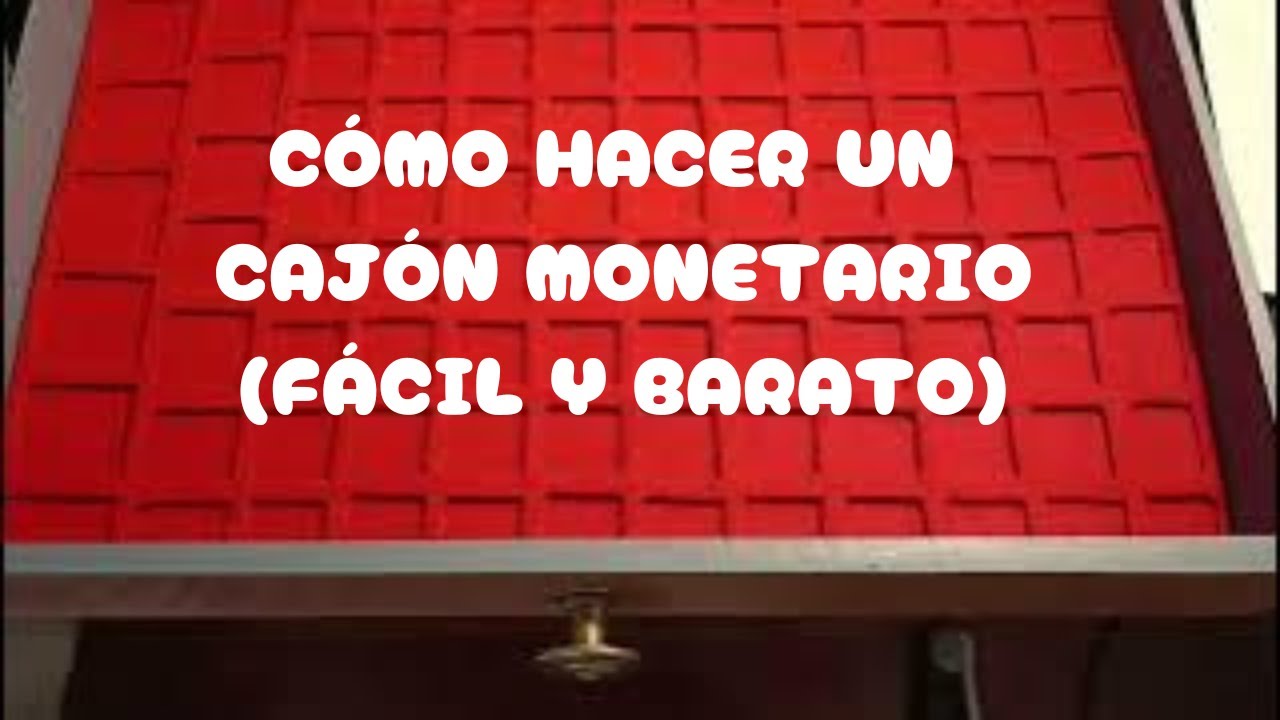 Cómo convertir cualquier mueble en un MONETARIO.