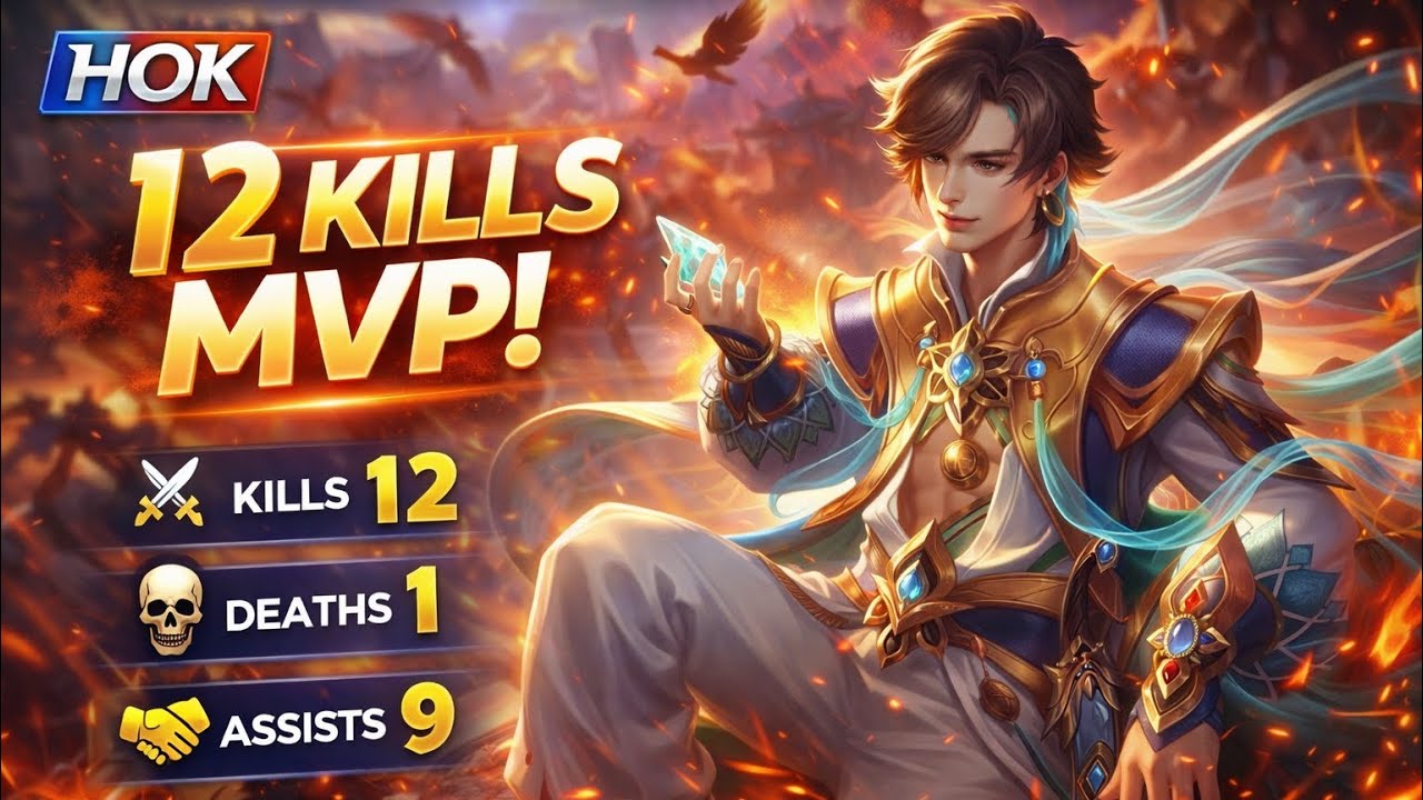 FYED WENT CRAZY… 12 KILLS | HOK MVP Gameplay #hok  #honorofkings #epickills  #mobilegaming 