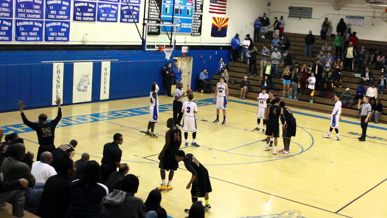 Chandler v Mountain Pointe (2/06/2014) Crazy Finish (www.juniorhoops.com)