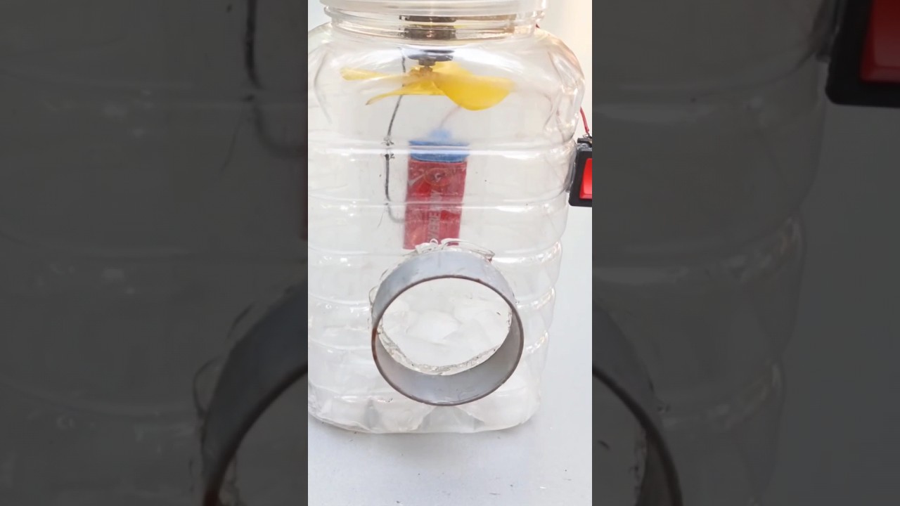How to Make Air Cooler at Home, Easy Science Project at Home#short #youtubeshorts #shortsvideo