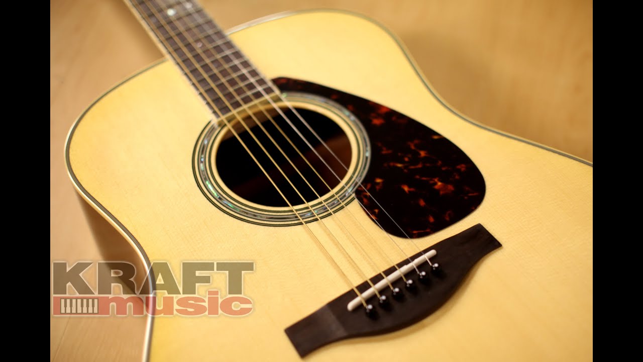 Yamaha LL6 ARE Handcrafted Acoustic Guitar Demo