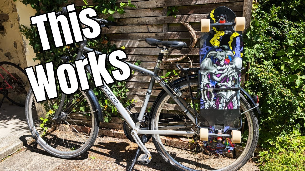 Best Way to carry my Longboard - Fairdale Skateboard Bike Rack