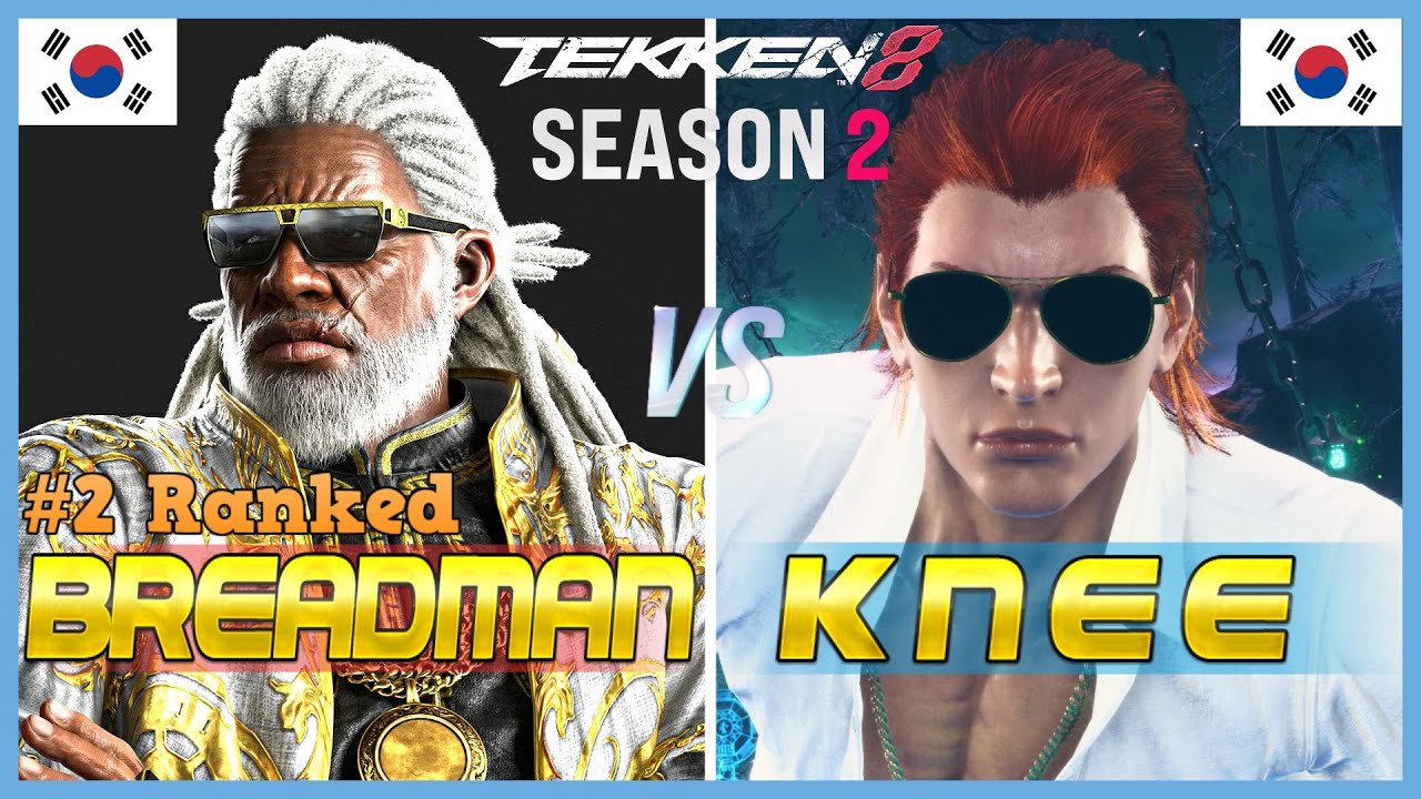 Tekken 8 Season 2 ▰ BREADMAN (#2 Ranked Leroy) Vs KNEE (Steve) ▰ High Level Gameplay