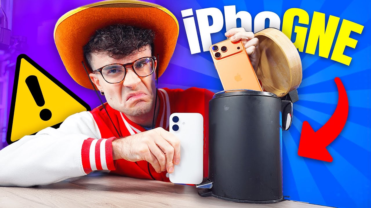 UTENTE ANDROID PROVA IPHONE 17 e 17 PRO MAX E SCLERA DI BRUTTO 😡 CHE SCHIFO HA FATTO APPLE?