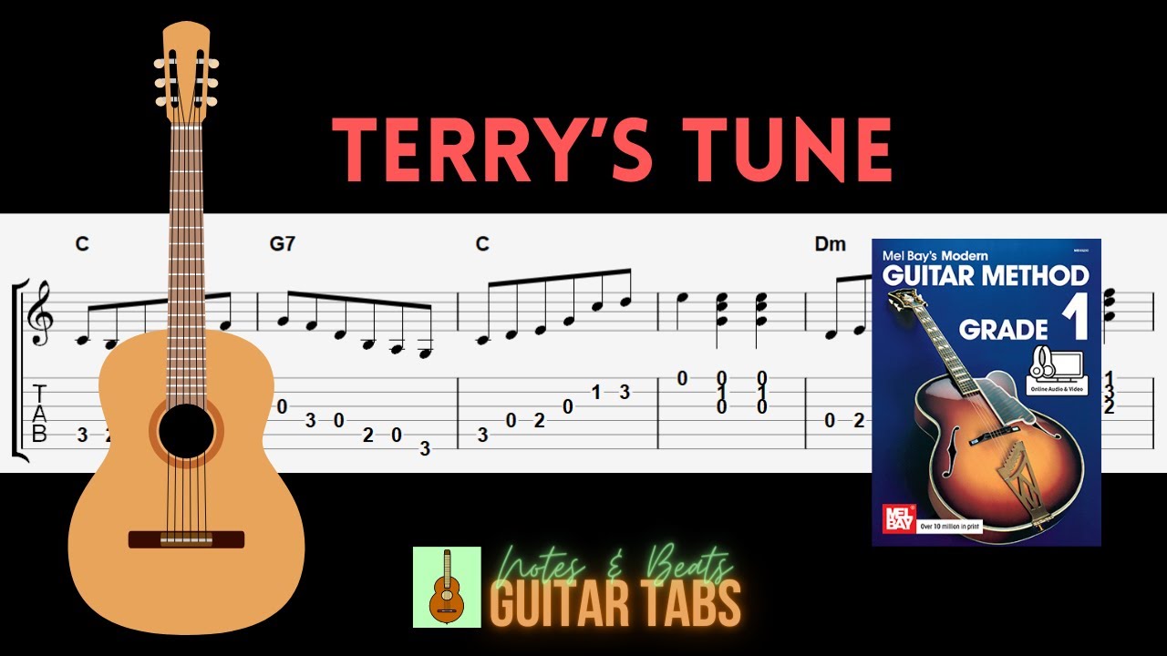 (62 of 88) Mel Bay Grade 1- Terry's Tune GUITAR TAB