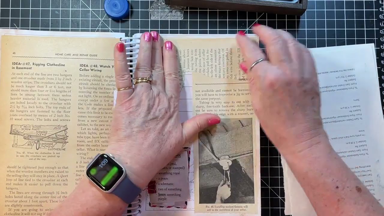 #cwplanner14 - Margarete Miller Challenge - Collaging with Katie!