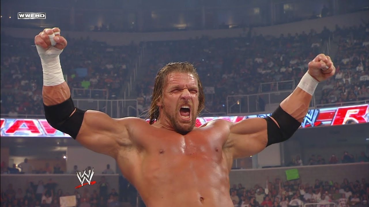 Triple H vs MVP &mdash; Night of Champions Tournament Semi-Finals Match: WWE Raw June 29, 2009 HD