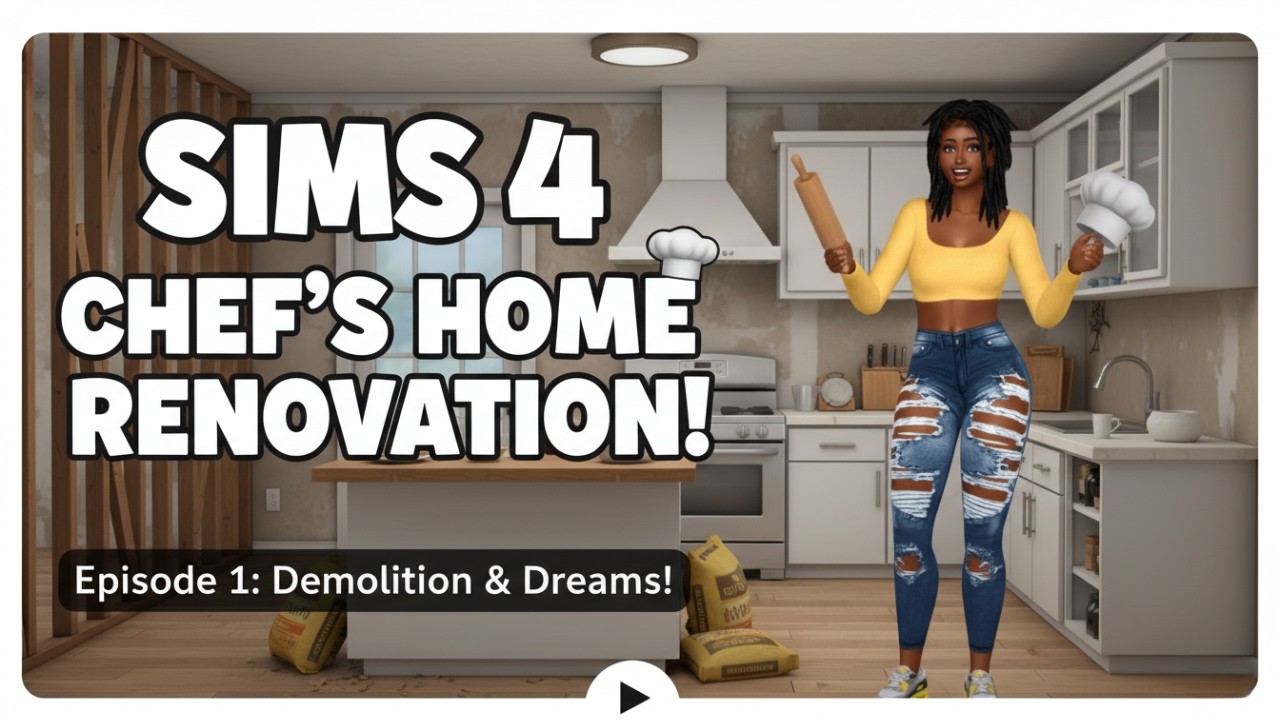 Zuri the Chef’s Cozy Home Makeover 🍳🏡 | The Sims 4 #justdedicateddiva