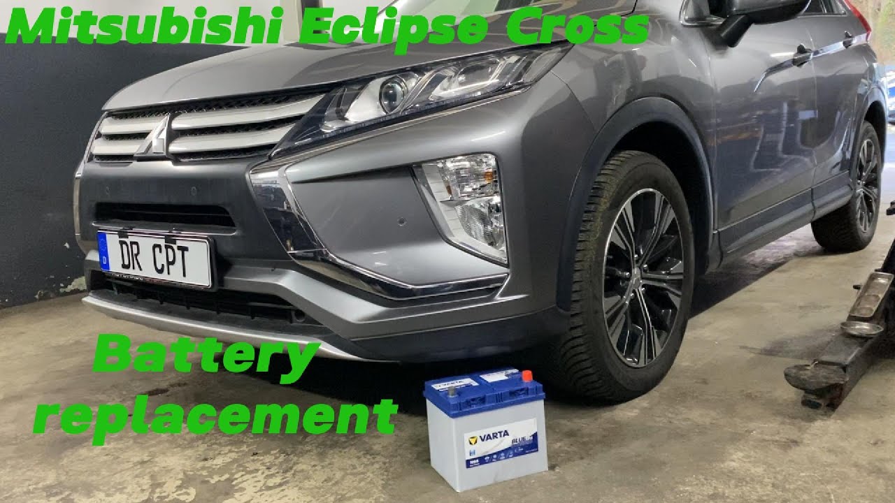 Mitsubishi Eclipse Cross battery replacement DIY how to change battery Batterie wechseln