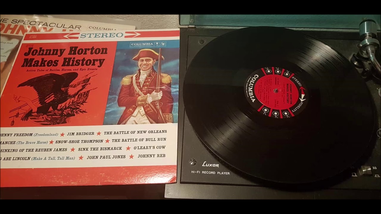 Johnny Horton - Snow-Shoe Thompson  - 1960 Country - Columbia 1478 STEREO