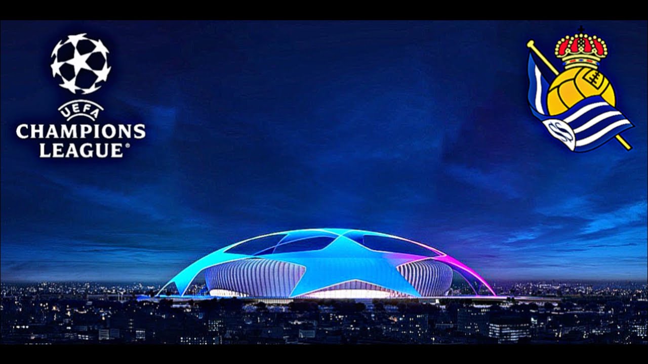 REAL SOCIEDAD&rsquo;s atmosphere | UEFA CHAMPIONS LEAGUE ENTRANCE & ANTHEM season 23/24 [ Txuri-Urdin ]
