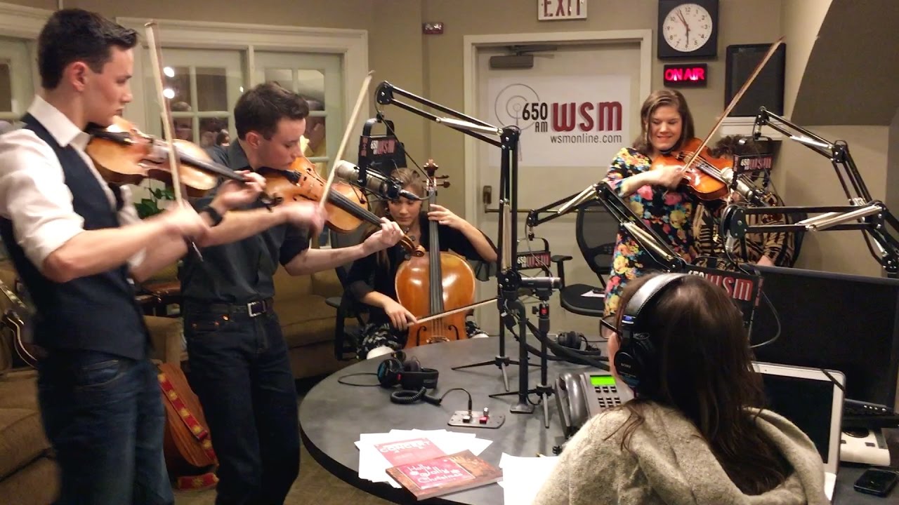 Death By Triple Fiddle ~ The Jolly String Quartet - Live on 650 WSM