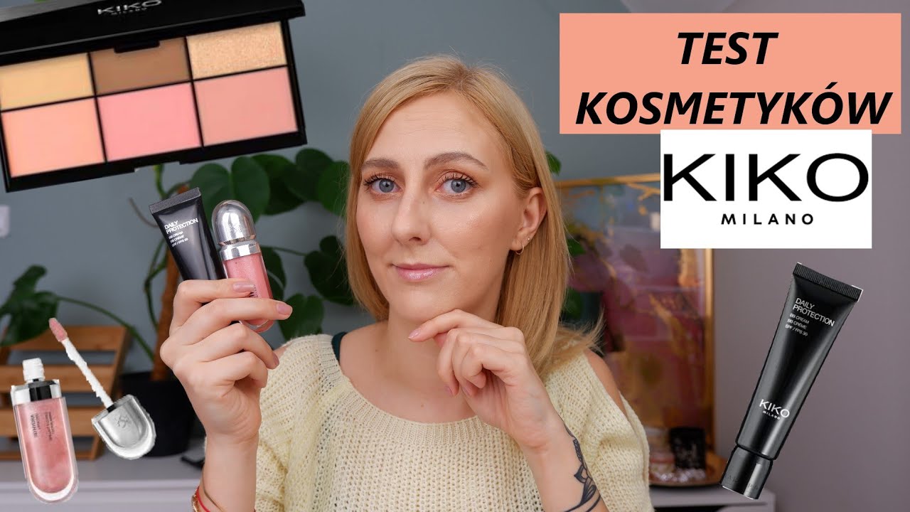 TEST KOSMETYK&Oacute;W KIKO MILANO🤩 ŚWIETNY KOREKTOR, BŁYSZCZYK Z DROBINKAMI | POMARAŃCZOWY KREM BB...😕
